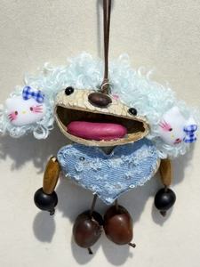 Muñeco de Peluche con Forma de Fruta Divertida, Adorable Accesorio de Bolso Hecho a Mano con Pelo de Hilo Ondulado para Niños y Adultos, Regalo Práctico - Product Image 4