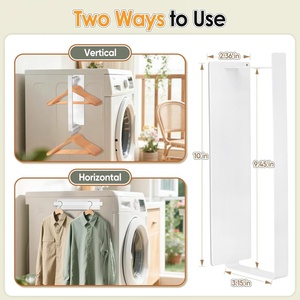 ZJH Appendiabiti Magnetico Moderno Non Pieghevole, Organizzatore <span class=keywords><strong>con</strong></span> Forte Magnete, Portaoggetti per Lavatrice e Lavanderia - Product Image 6