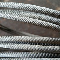 Harga Murah pagar kabel tali kawat baja 1/8 "tali kawat baja 1x19