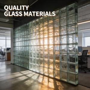 <span class=keywords><strong>Ladrillos</strong></span> de Vidrio Cuadrados <span class=keywords><strong>Transparentes</strong></span> Ultra Claros, Cristal de Hielo Sólido, <span class=keywords><strong>para</strong></span> Decoración de Paredes y Divisiones, Bloque de Vidrio Transparente - Product Image 3