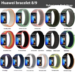 Bracelet de montre sport réglable multicolore respirant en nylon pour <span class=keywords><strong>Huawei</strong></span> 9 8 - Product Image 3