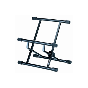 QUIK LOK - BS317 Soporte de perfil bajo de doble abrazadera ajustable inclinable para amplificadores y combos de teclado bajo de guitarra - Product Image 1