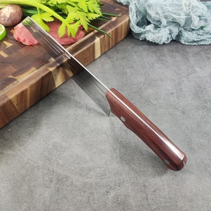 Couteau de cuisine de haute qualité, couteau de chef, couteau à découper, couteau de cuisine en acier inoxydable forgé avec manche en bois coloré - Product Image 6