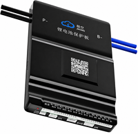 JK-BD6A24S15P BMS intelligent 8-24S 24V-72V 150A 2A avec équilibrage actif pour batteries LiFePO4/LTO, gestion solaire, courant de crête 300A