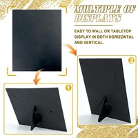 Marco para Diplomas/Certificados S&L 85x11 de PVC de Alta Definición con Acabado Mate, Portadocumentos de Sobremesa/Pared