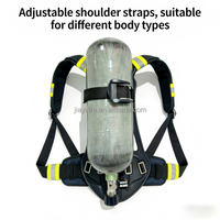Appareil respiratoire à air comprimé SCBA de sécurité incendie industriel de 6,8 L, masque facial complet, cylindre d'air