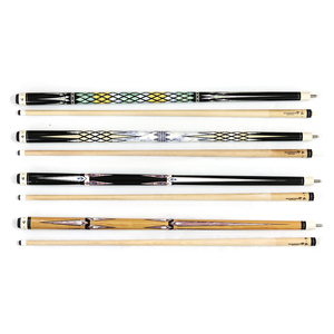 Harga Pabrik Tongkat Biliar Maple 1/2 Ukuran 57 Inci untuk Latihan Nine-ball, Tongkat Biliar Kayu untuk Dijual - Product Image 1