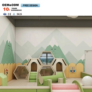 Équipement de terrain de jeu d'escalade intérieur personnalisé de haute qualité pour enfants sur le thème de la forêt verte - Product Image 6