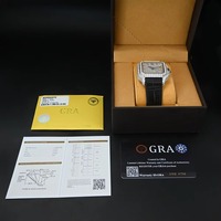 Reloj Automático MIYOTA para Hombre, Caja Cuadrada, Diseño de Corazón Abierto, Esqueleto Transparente, Caja de Moissanita, Correa de Cuero Blanca