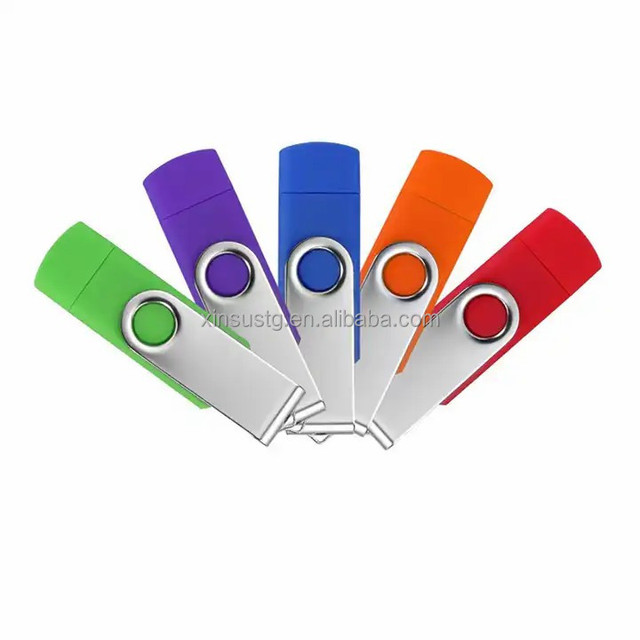New Design Metal High-speed 128GB Type-c 3.0/2.0 Mobile Usb Flash Drive Computer Rotating OTG 16GB 64GB 32GB 8G Usb Flash Drives