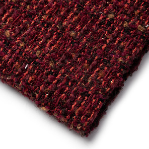 Rotes Polyester-Metallic-Garn Gewebter Tweed-Stoff für Mäntel, Taschen, Schuhe, Hüte, Hosen und Röcke - Product Image 1