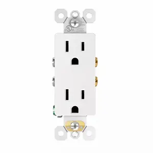 UL Certified TR1107-US GFCI receptacles NEMA 5-15R 15A 125 V Decorative Duplex electrical outlets with tamper resistant Plug