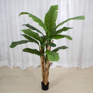 I1203 Promotion Plante Artificielle Décorative pour Extérieur, Vitrine <span class=keywords><strong>de</strong></span> Centre Commercial, <span class=keywords><strong>Bananier</strong></span> avec Franges - Product Image 4