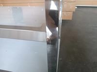 Table en acier inoxydable pour préparation et travail, table commerciale robuste en métal certifiée NSF avec étagère inférieure et pieds réglables