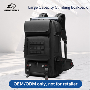 Ba Lô Bán Chạy Nhất Có Usb Cho 17 Máy Tính Xách Tay Ba Lô Quân Đội Nam Chống Nước Oxford Vải Polyester Màu Đen Để Đi Du Lịch Giày - Product Image 2