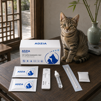 Kit de test rapide de l'antigène de la panleucopénie féline (FPV) par or colloïdal, test de diagnostic vétérinaire IVD pour chat