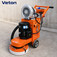 Machine à meuler industrielle pour la préparation des surfaces, résultats de finition uniformes, portable, électrique, pour le béton