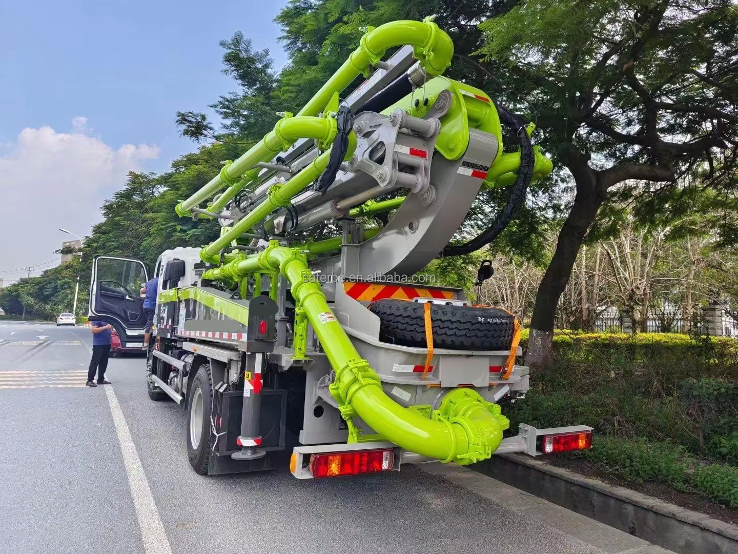 ヒップホップ+ラップ chouji concrete prosess 33m Placing Booms Hgc33A-4z Concrete Pump - Concrete Placing