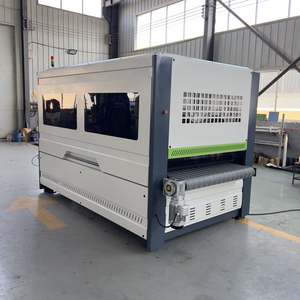 เครื่องขัดไม้แบบอัตโนมัติ รุ่น SD1300-6RS กำลังมอเตอร์ 12.2 กิโลวัตต์ สำหรับขัดประตู ตู้ พร้อมแปรงขัดแบบดิสก์ - Product Image 5