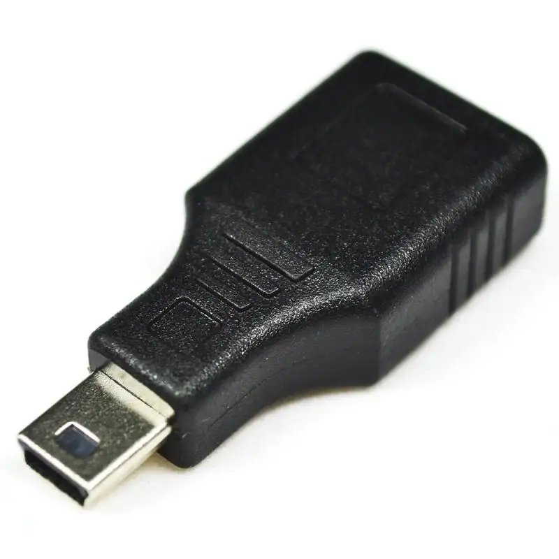 Mini Usb 2.0 Een Vrouw Naar Micro / Mini Usb B 5 Pin Mannelijke Plug Otg Host Adapter Converter Connector