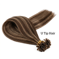 Extensions de cheveux vietnamiens Remy colorées à pointe en U, fabriquées au Vietnam, avec pointes à double tirage, à la kératine, toutes couleurs disponibles