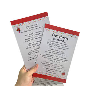Новое поступление 300gsm бумага с покрытием рождественские события флаер ламинированный рекламный плакат печать - Product Image 2