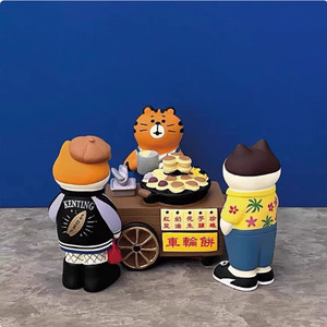 Mini Diorama ZAKKA : Ornements Créatifs en Résine Chat Japonais Tendance – Boîte Mystère DIY pour Artisanat Décoratif, Figurines <span class=keywords><strong>de</strong></span> Chatons - Product Image 3