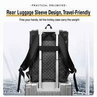 Mochila Empresarial Portátil con Logotipo Personalizado, con Compartimento Acolchado para Portátil y Múltiples Compartimentos para Viajes Cortos, Trabajo, Compras y Uso Diario