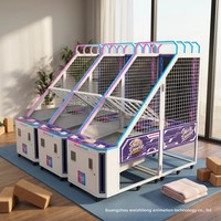 Machine de tir au basket-ball de rue pour enfants à usage commercial, à monnayeur, avec accepteur de billets, pour les 6 ans et plus, divertissement d'arcade