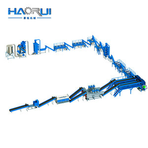 Complete plastic production washing line waste used scrap pet hdpe bottle plastic washing and recycling line