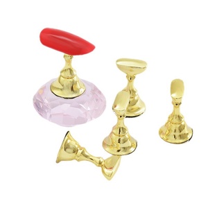 Support d'entraînement pour faux ongles en cristal japonais, base lotus, présentoir magnétique, outil de formation pour manucure en salon, vente en gros - Product Image 5