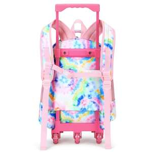 Maleta Infantil con <span class=keywords><strong>Ruedas</strong></span>, Estilo Bonito, Personalizada, Material Oxford, Mochila con <span class=keywords><strong>Ruedas</strong></span> <span class=keywords><strong>para</strong></span> la Escuela, Equipaje <span class=keywords><strong>de</strong></span> Viaje <span class=keywords><strong>para</strong></span> Niñas - Product Image 4