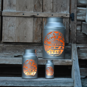 Juego de metal de 3 candelabros de acero inoxidable, farol decorativo para decoración del hogar - Product Image 1