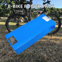 Batterie de vélo électrique au lithium-ion GEB à très grande capacité 36V 48V 52V 7.8Ah~40Ah pour vélo électrique et scooter, vente chaude