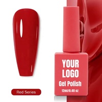 Vernis Gel UV Personnalisé Sans HEMA Sans TPO Bouteille avec Logo Personnalisé Formule Soak-Off pour Salons de Manucure Professionnels Vente en Gros
