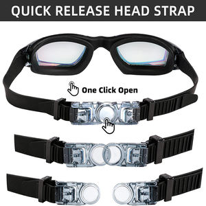 Haute qualité confortable coloré Anti-buée pas de fuite lunettes de natation adultes femmes hommes jeunesse lunettes de natation - Product Image 3