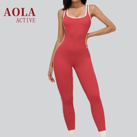En gros Combinaison de sport et de yoga dos nu, effet push-up, à bretelles halter, en Spandex/Nylon, écologique, grande taille, séchage rapide, style legging