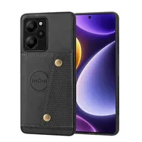 Funda Cartera con Ranuras para Tarjetas para POCO X7 F7 M8 F8 Ultra F6 X6 M6 F5 F3 M5s C75 C65 X3 NFC F4 X4 GT M3 M4 X5 Pro, Carcasa Trasera Magnética