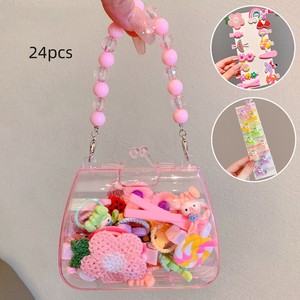 Juego de 24 Accesorios para el Cabello para Niñas, Pinzas para el Cabello de Princesa, Accesorios para el Cabello de Niñas, Pinzas para el Cabello con Dibujos Animados, Lindas Horquillas para el Cabello con Bolso - Product Image 4