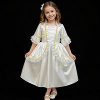 D30605A Robe de princesse rose mignonne avec dentelle, robe de demoiselle d'honneur pour le banquet de mariage