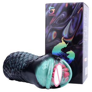 GEEBAアニマルスネーク男性マスターベーターペニスストーカーcリアルなテクスチャポケット膣大人の大人のおもちゃ - Product Image 2