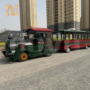 รถไฟดีเซลไร้ราง 58 ที่นั่ง คัมมินส์ 96 กิโลวัตต์ ความเร็ว 30 กม./ชม. สำหรับสวนสนุก ขายโดยผู้ผลิต - Product Image 5