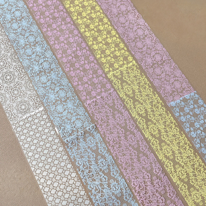 Lámina de Transferencia para Uñas con Diseño de Encaje <span class=keywords><strong>Color</strong></span> Macaron, 10 Rollos, Papel para Arte de Uñas con Patrón Floral, para Decoración de Manicura DIY y Suministros de Salón - Product Image 5