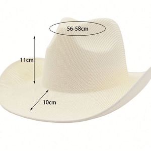Sombrero de Vaquero de Papel Rígido en Blanco, Novedad al por Mayor - Product Image 2