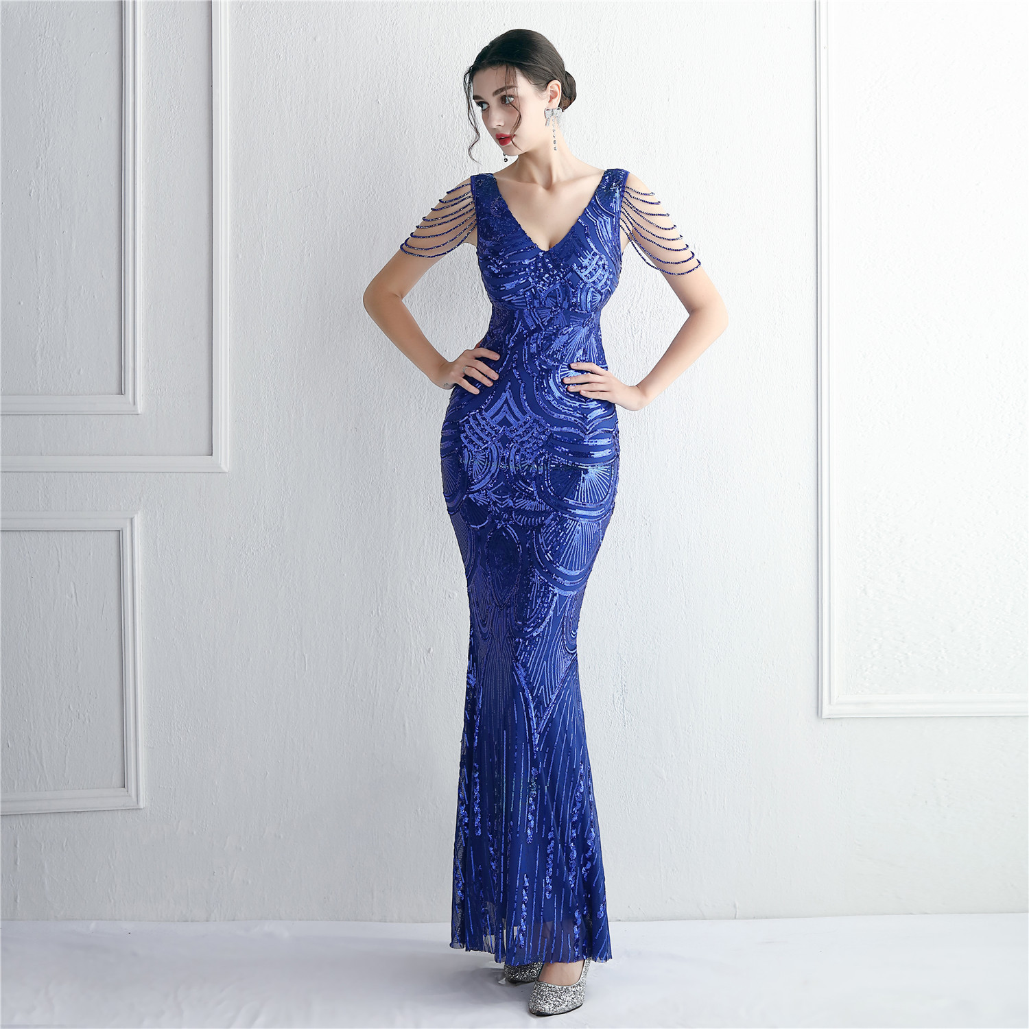 alibaba evening dress Alibaba.com: Jancember SCZ147 Luxury Evening Dress, Floor-Length, Embroidered Beading & Sequins : Explore stylish options for wedding parties and events with sustainable materials