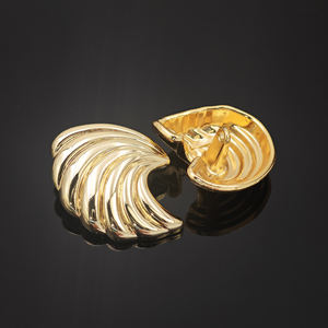 Boutons de couture personnalisés en or de la Button Factory, boutons irréguliers pour vêtements, coquillages, conques, étoiles de mer, boutons à tige en alliage métallique de forme spéciale - Product Image 6