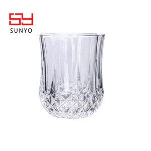 SUNYO Crystal Clear Retro Copos Grand Event Party Supplies Azul Vintage Beber Vinho Cálice Óculos - Product Image 3