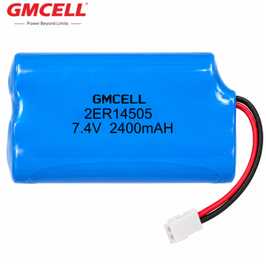 Batterie au lithium personnalisée Er14505h 7.2v 2400mah avec fil et connecteur - Product Image 1