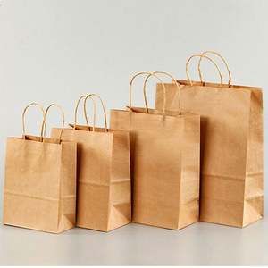 ถุงกระดาษขายส่งจากโรงงาน พิมพ์โลโก้ได้ ใช้สำหรับบรรจุของขวัญ อาหาร และเสื้อผ้า - Product Image 2