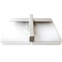 Panneau creux en forme de U de connexion de feuille de polycarbonate de 8mm avec enduit UV